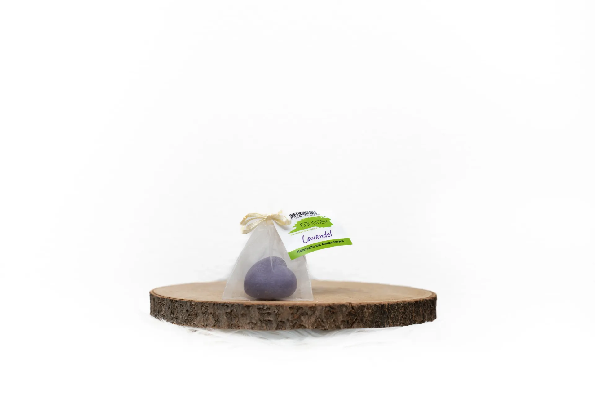 Mini Seife Herzen Lavendel